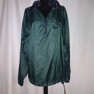 Vintage L.L. Bean Windbreaker Rare Style Half Zip Pullover